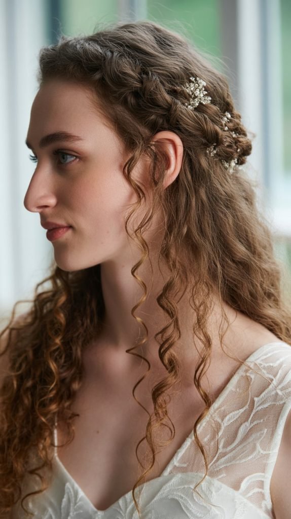 30. Curly Twisted Crown