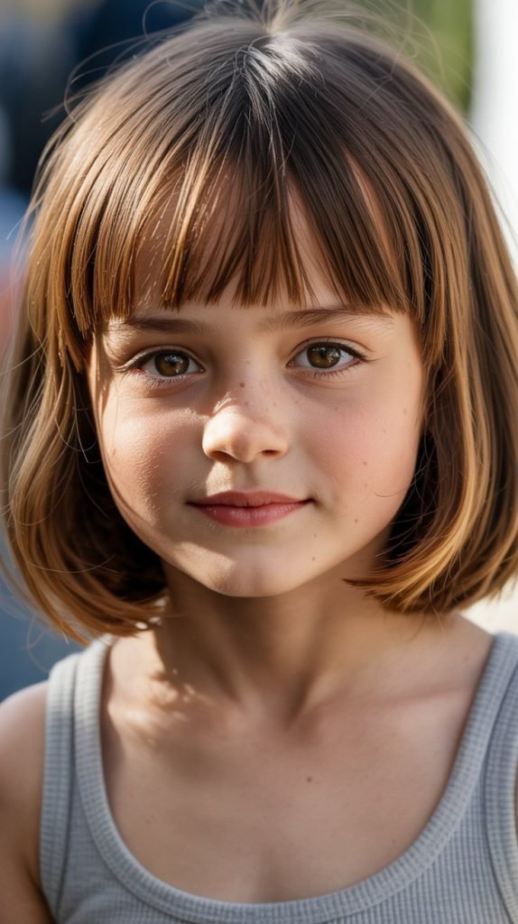 6. French Bob with Curtain Bangs