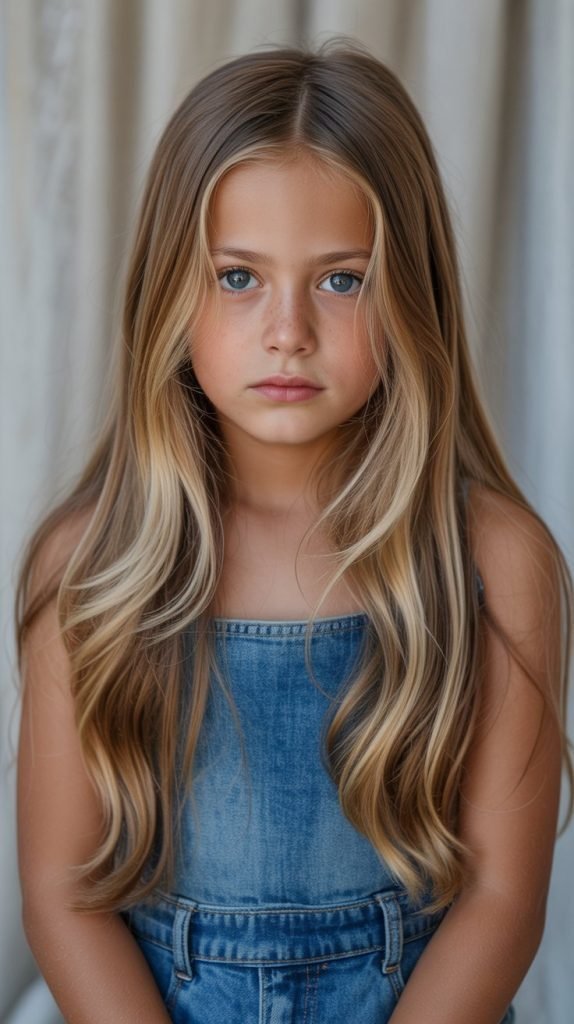 19. Blonde Highlights for Long Brown Hair