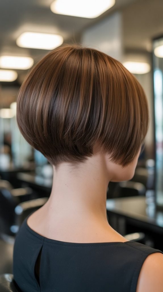 Classic Short Stacked Inverted Bob