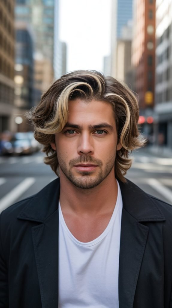 4. Chunky Blonde Highlights