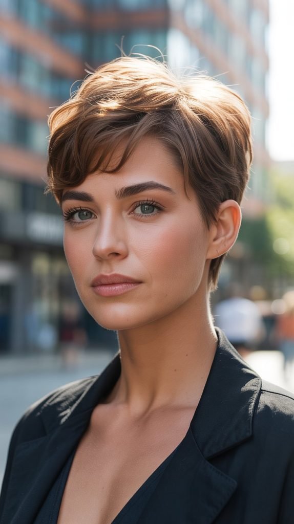 The Classic Pixie Cut with Height