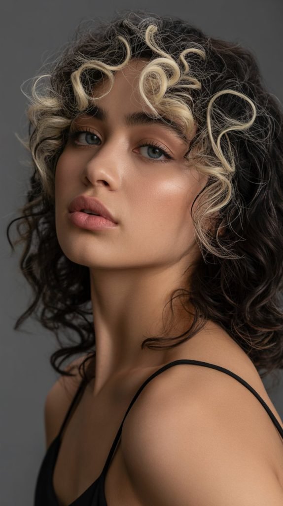 3. Platinum Blonde Face-Framing Highlights