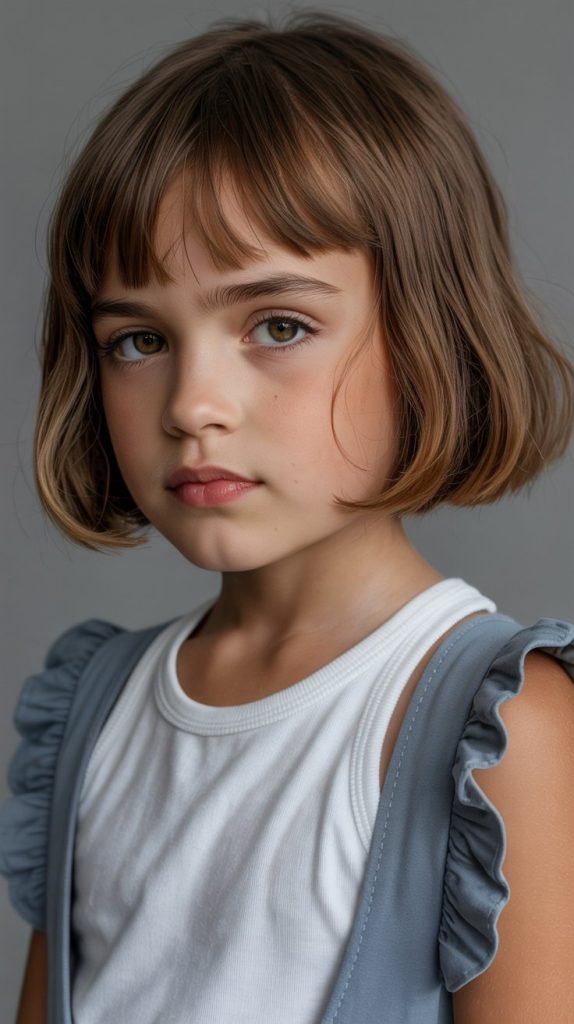 3. French Bob with Baby Bangs