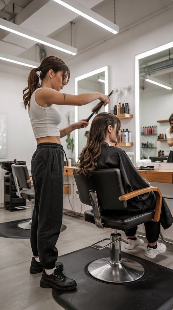 Chic Joggers and Crop Top Combination