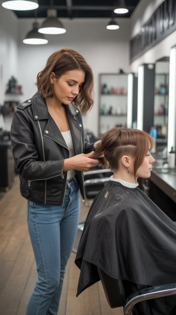 Black Moto Jacket with Skinny Jeans
