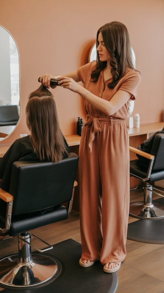 22. Palazzo Jumpsuit with Cinched Waist