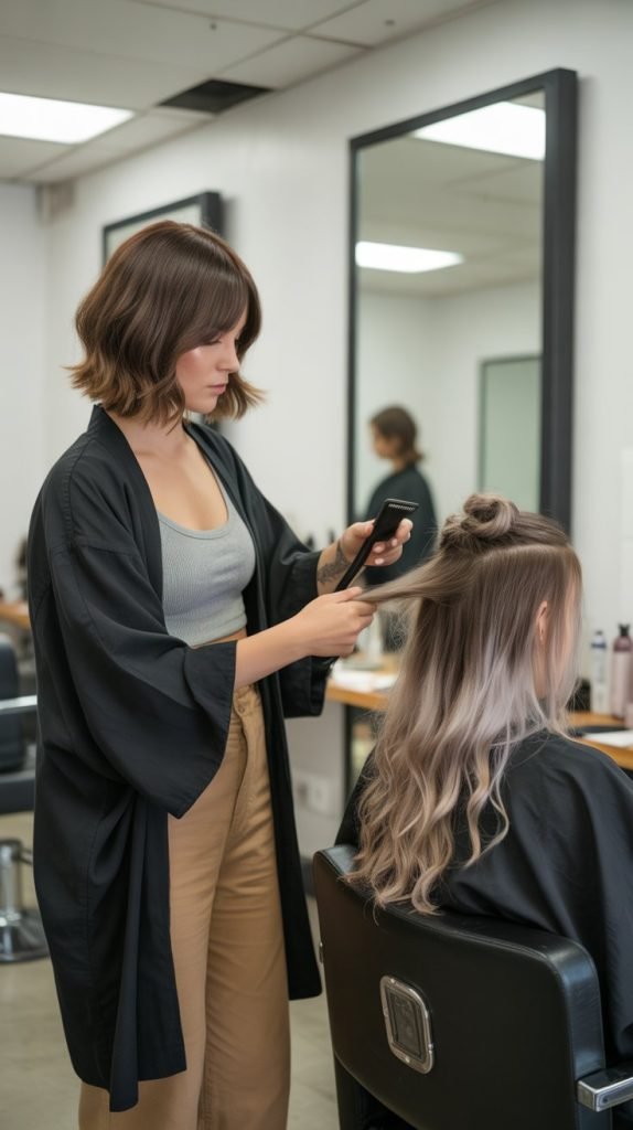 Black Kimono with Coordinated Separates
