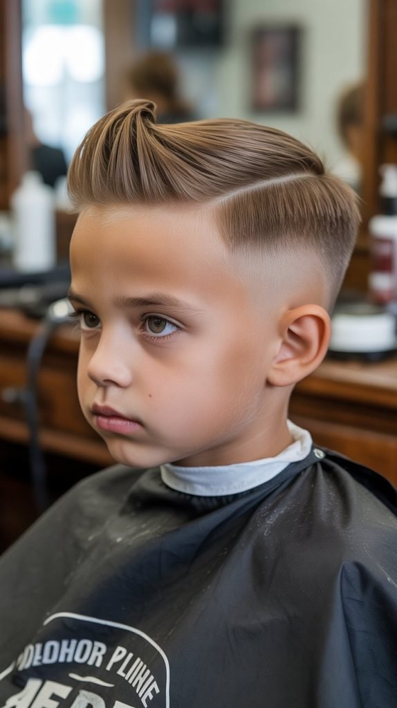 Skin Fade with Pompadour