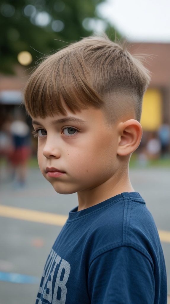 Taper Fade with Fringe