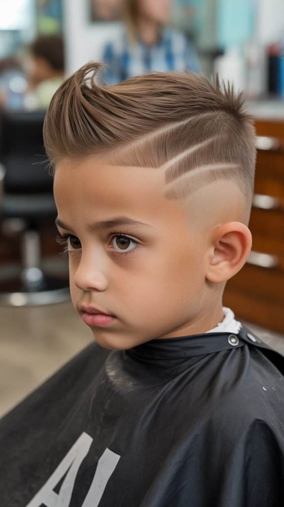 Taper Fade with Faux Hawk