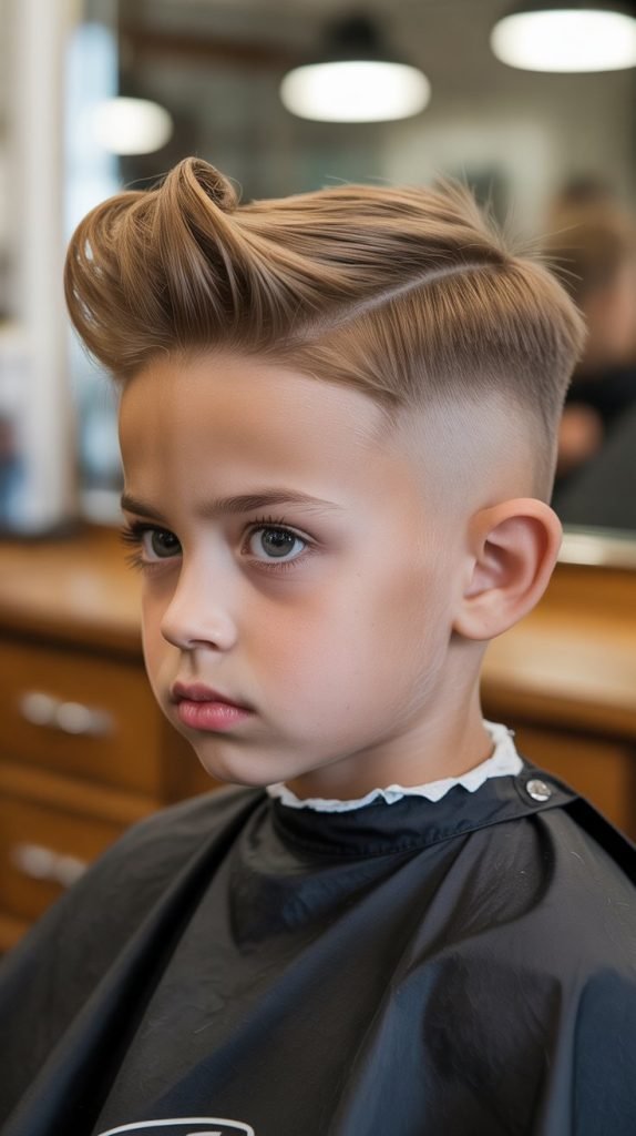 Undercut Fade with Pompadour