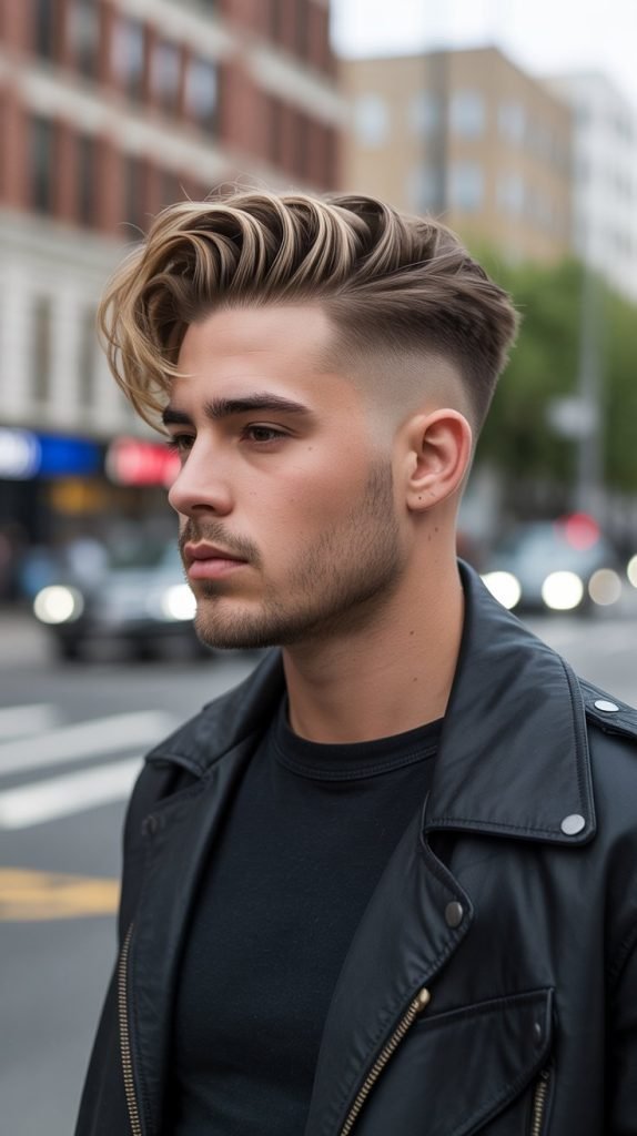 14. Blonde Highlights with Undercut