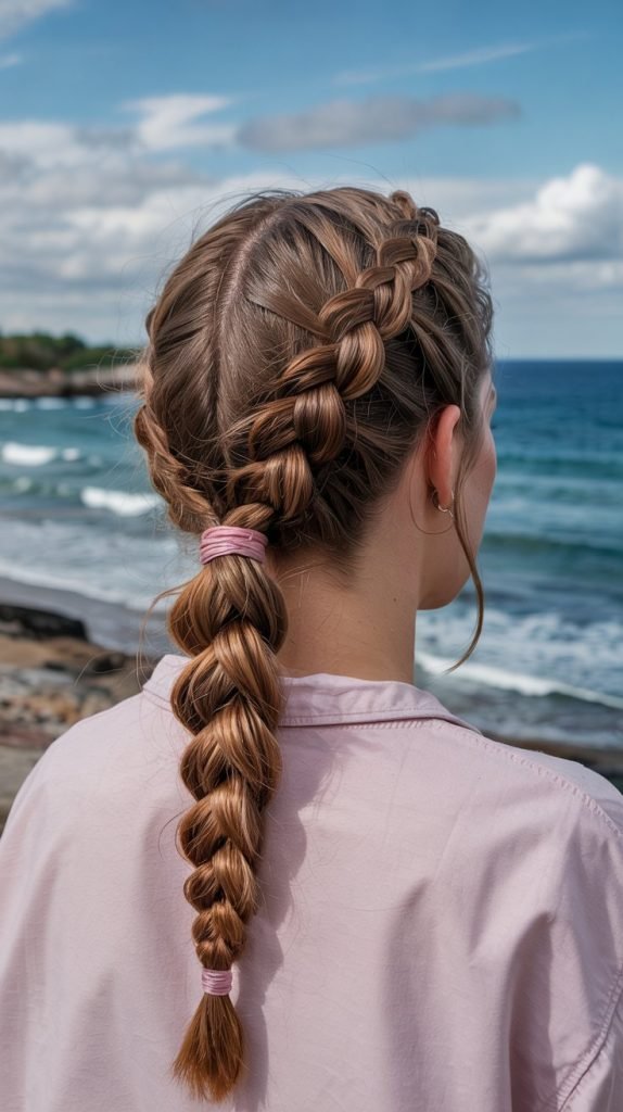 Rope Braid Ponytail