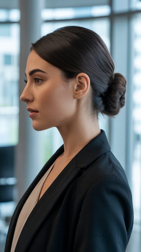 1. The Sleek Low Bun