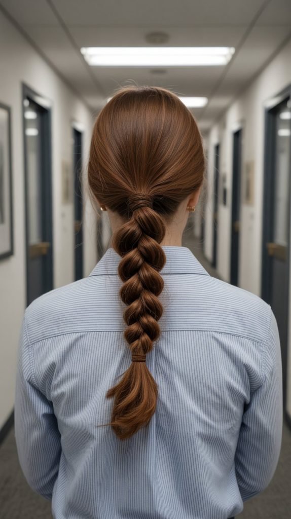 10. The Rope Braid Ponytail