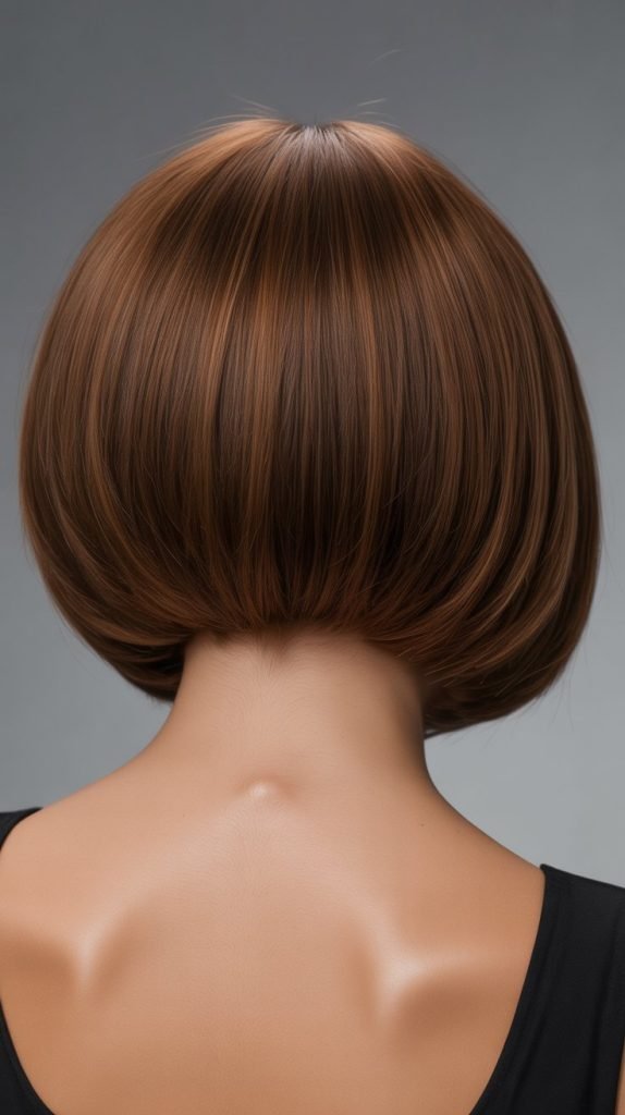 Rounded Stacked Bob with Curved Layers