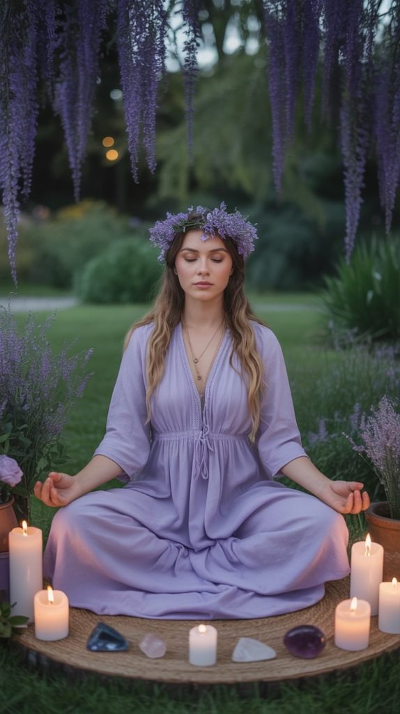 . Lavender Dreams Meditation Outfit