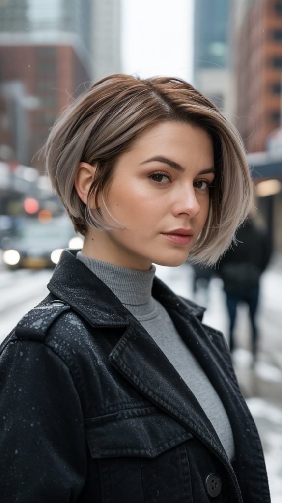 16. Ash-Blonde Highlights for Short Hair