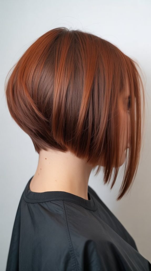 26. Stacked Bob with Long Front Pieces