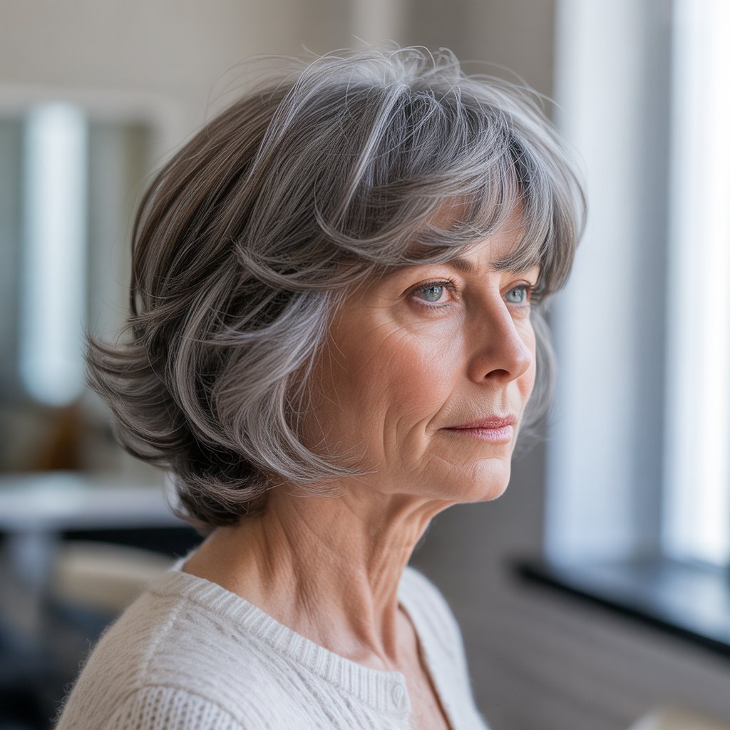 Textured Bob with Layers