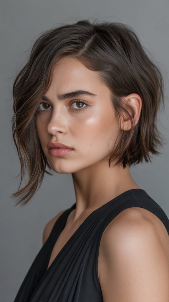 5. Asymmetrical Choppy Bob