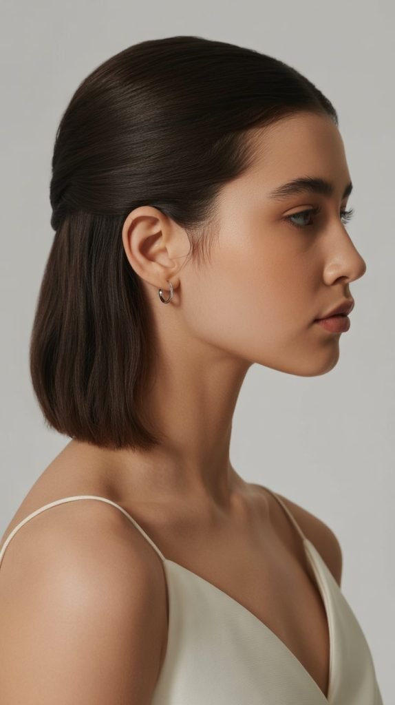 Minimalist Sleek Half-Up