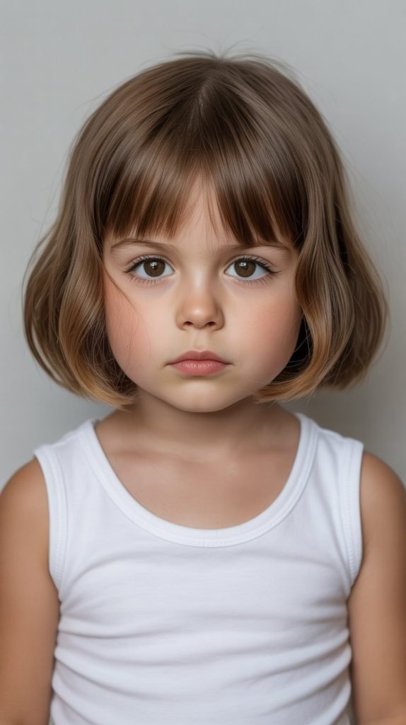 Chin-Length Bob with Center Part