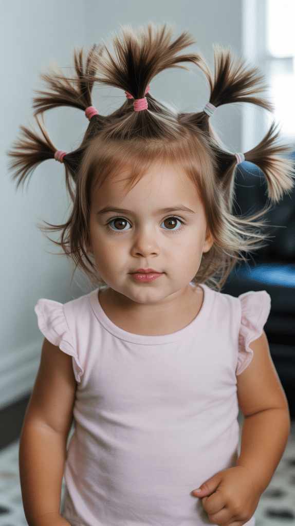  Faux Hawk with Ponytails