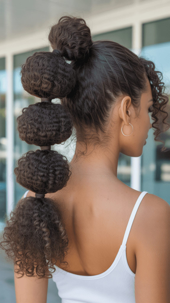 The Bubble Ponytail