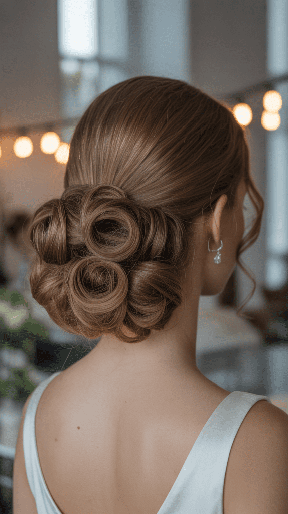 The Curly Chignon