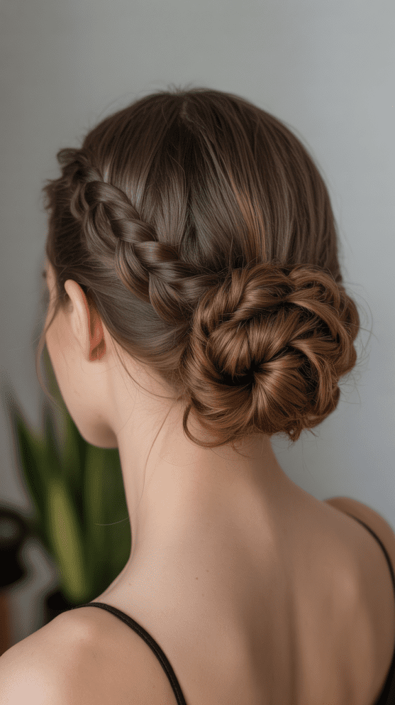 The Braided Low Bun