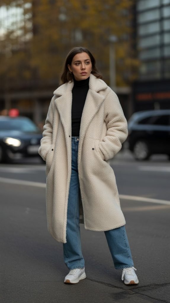 26. Teddy Coat with Simple Basics