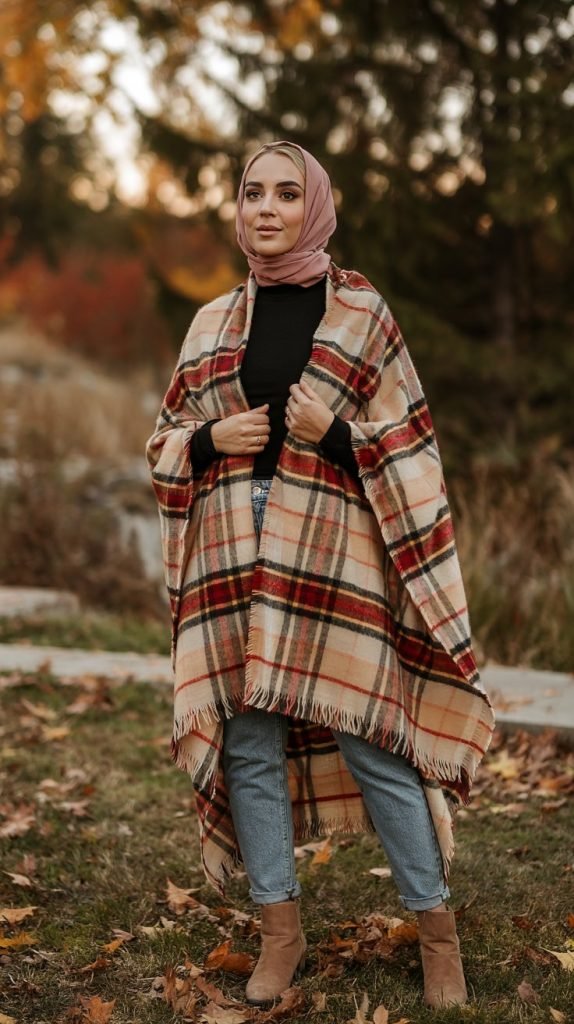 The Blanket Scarf Styled as Outerwear