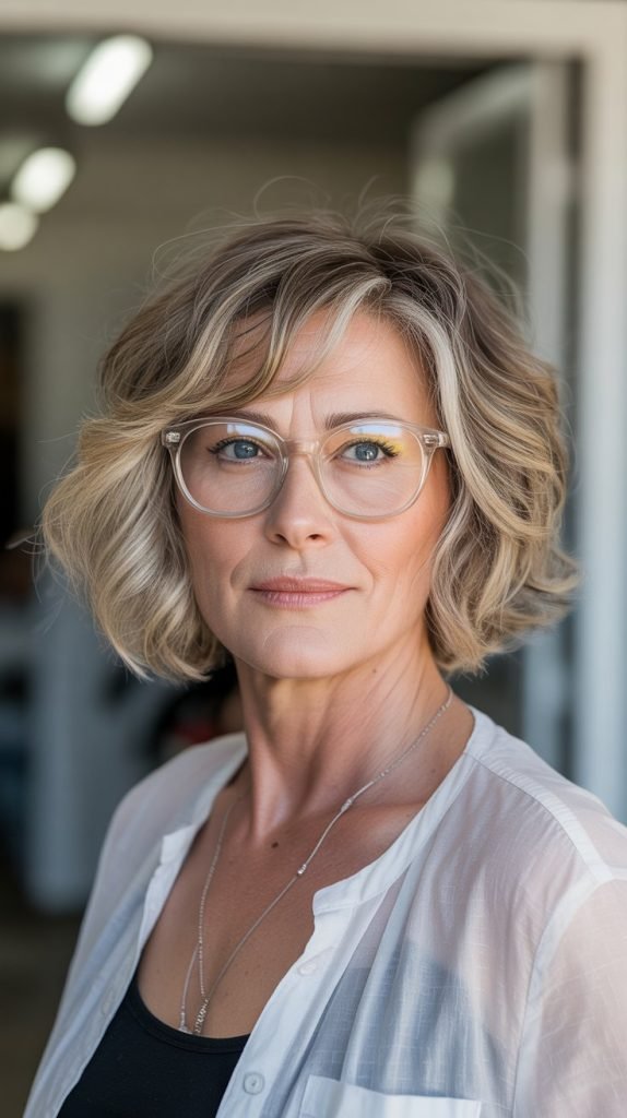 Messy Bob with Texture