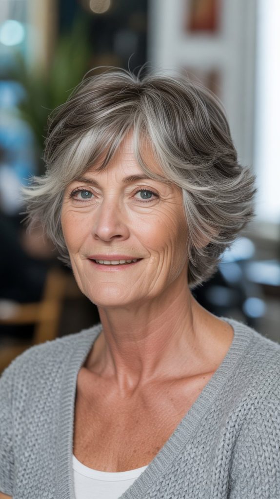 Short Shag with Bangs