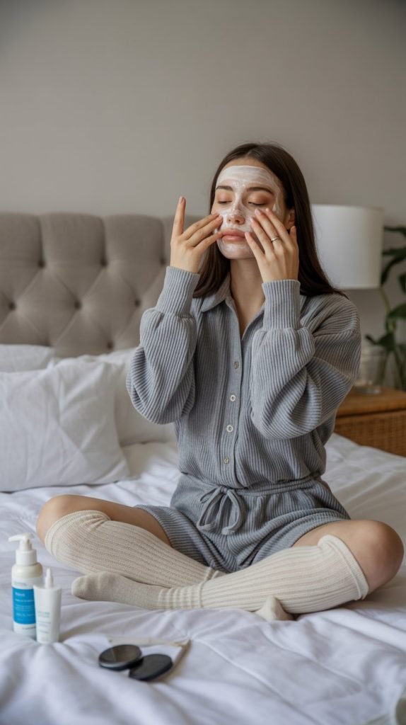 14. Soft Romper with Cozy Socks