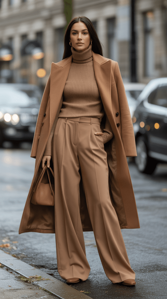 Monochrome Camel Outfit