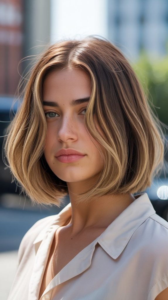 14. Bob with Subtle Highlights