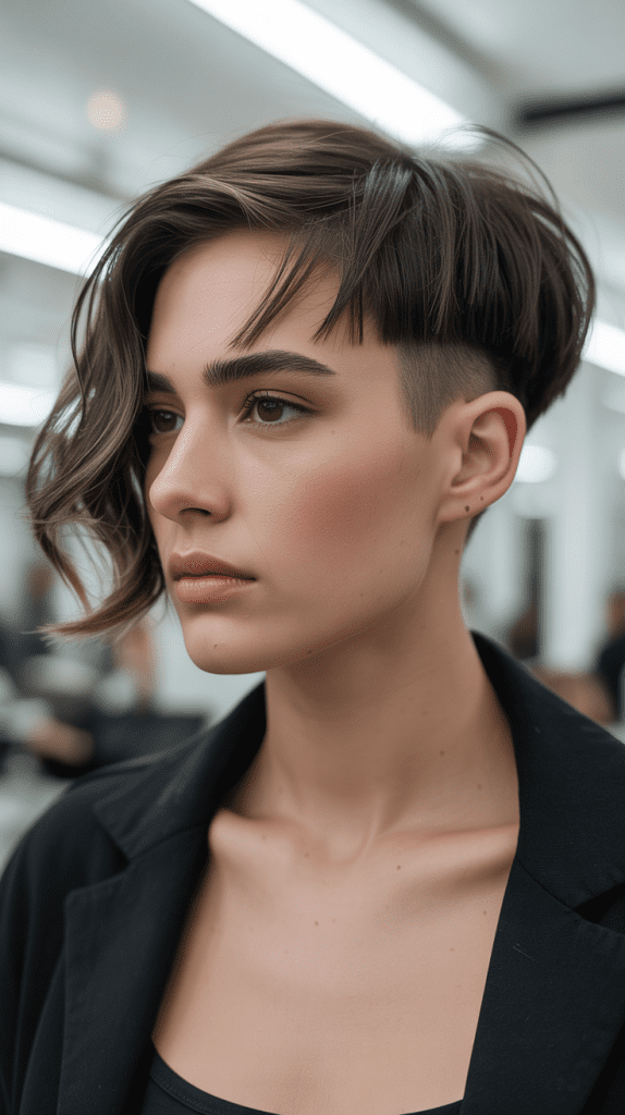 Choppy Bob with Textured Pixie Undercut