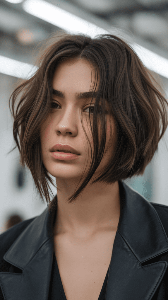 Choppy Bob with Disconnected Layers