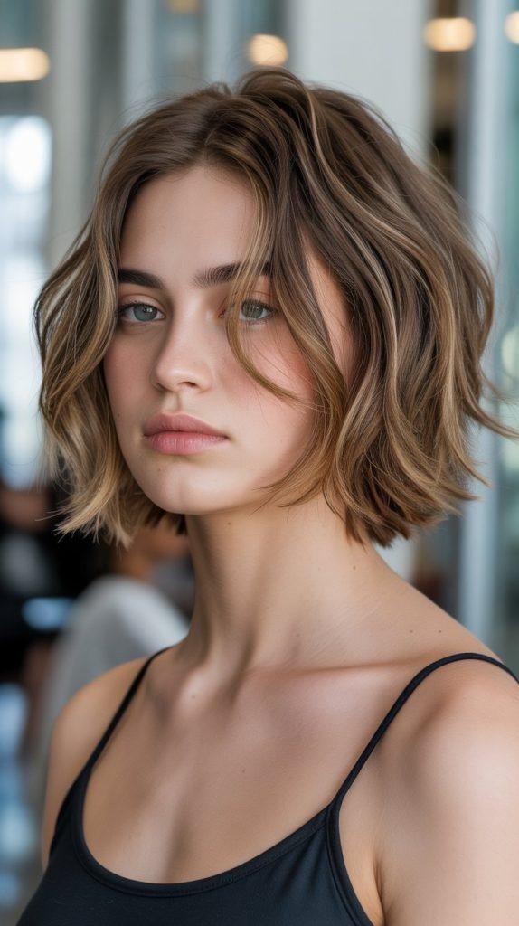 Choppy Lob (Long Bob) with Texture