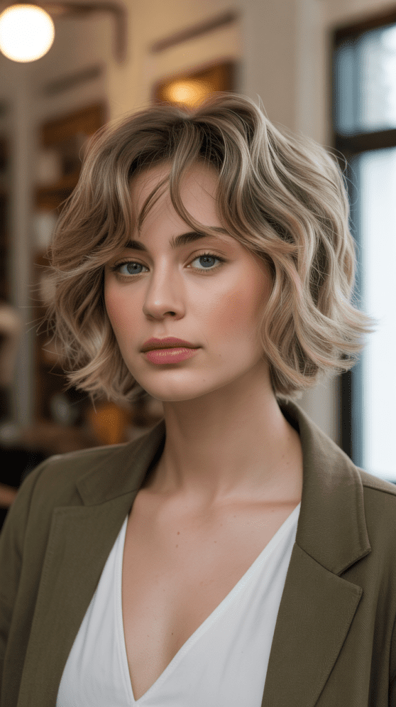 Choppy Shaggy Bob Hybrid