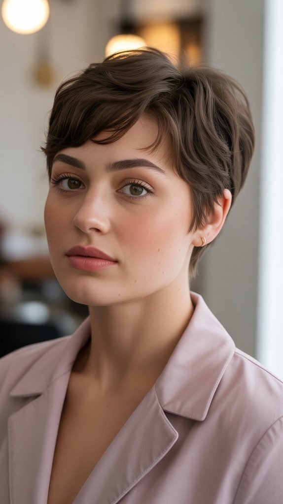 Pixie with Soft Rounded Shape