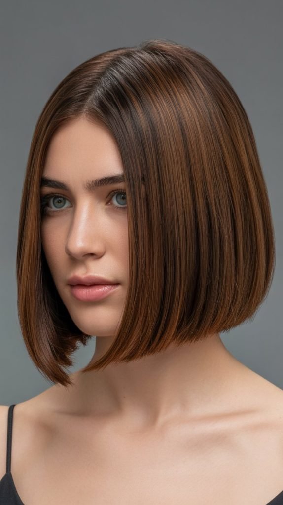 1. Classic Blunt Long Bob