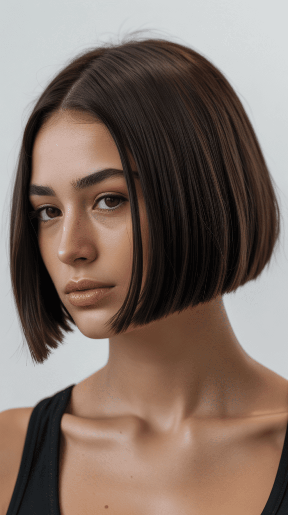 Classic Blunt French Bob