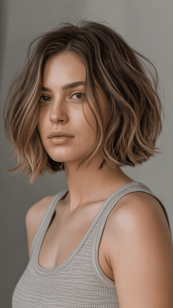  Classic Choppy Bob with Textured Layers