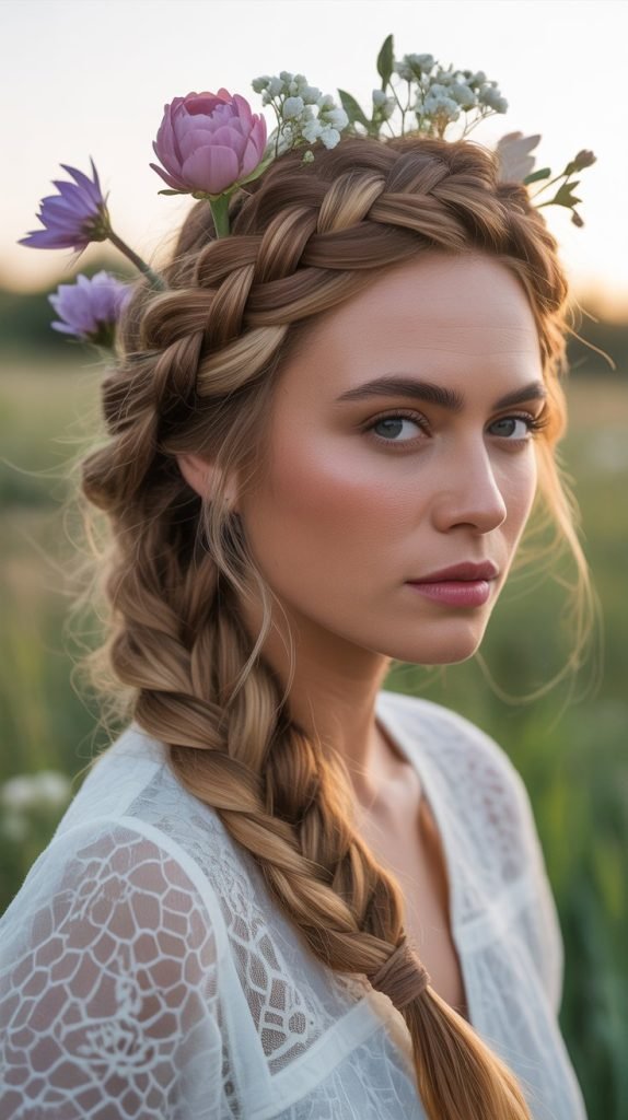 Dutch Braid Crown