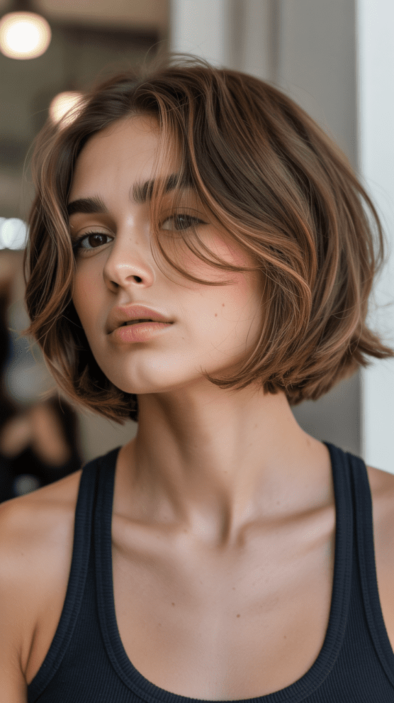 French Bob with Face-Framing Layers