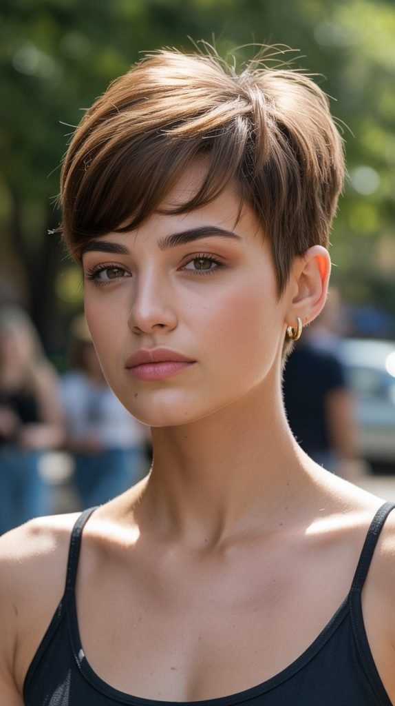 Textured Crop with Forward Fringe